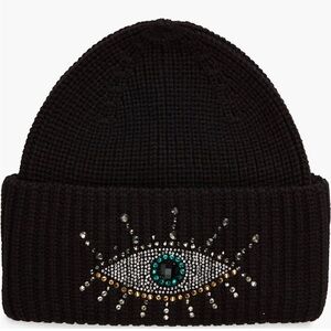 Kurt Geiger Embellished Evil Eye Beanie 👁️